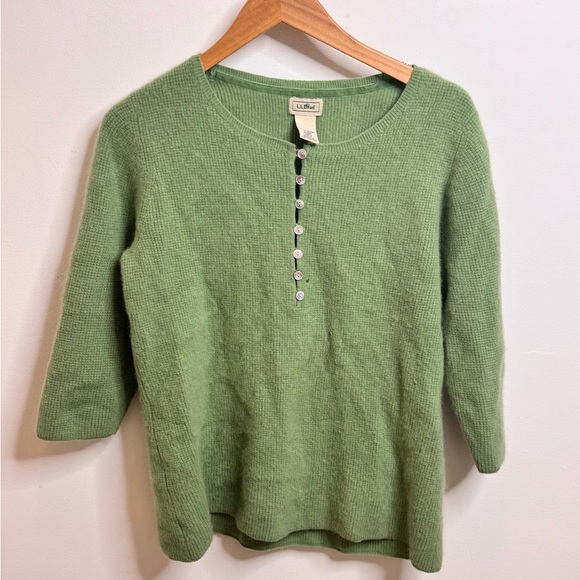 L.L. Bean Sweaters - L.L. Bean Cashmere 100% Women's Green  Sweater